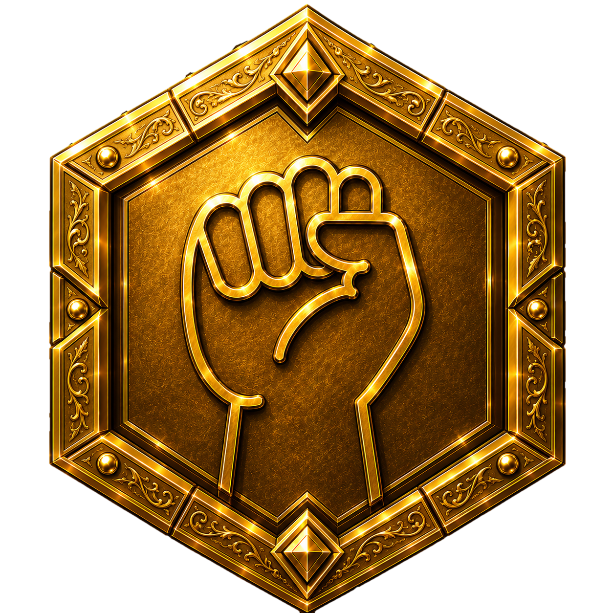 Insígnia Mão Fechada nível 3